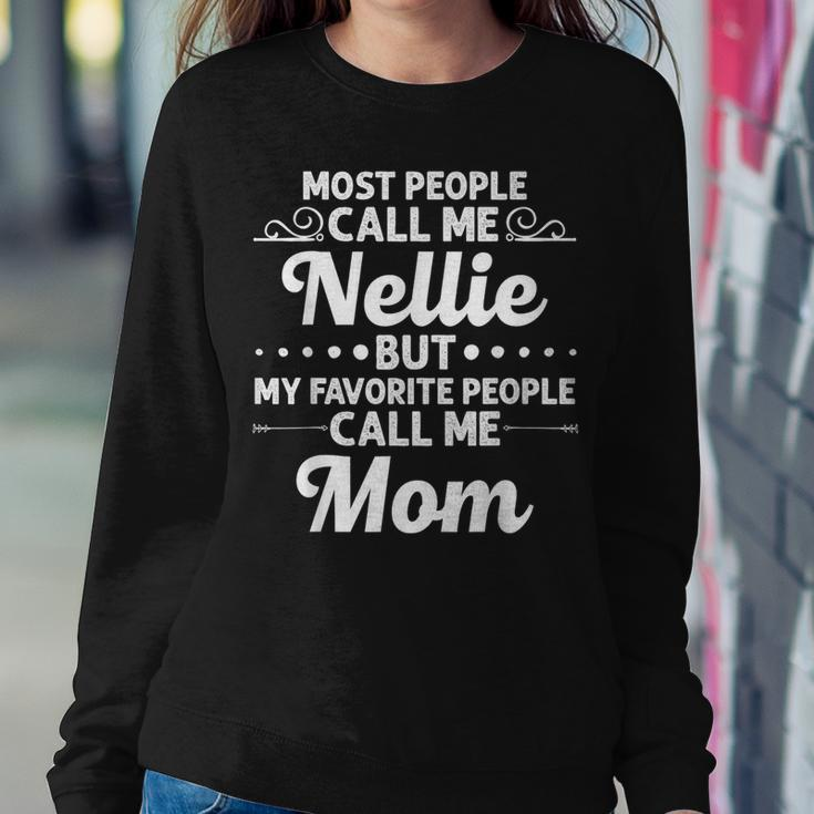 Nellie Name Mother's Day Personalized Mom Women Sweatshirt Unique Gifts