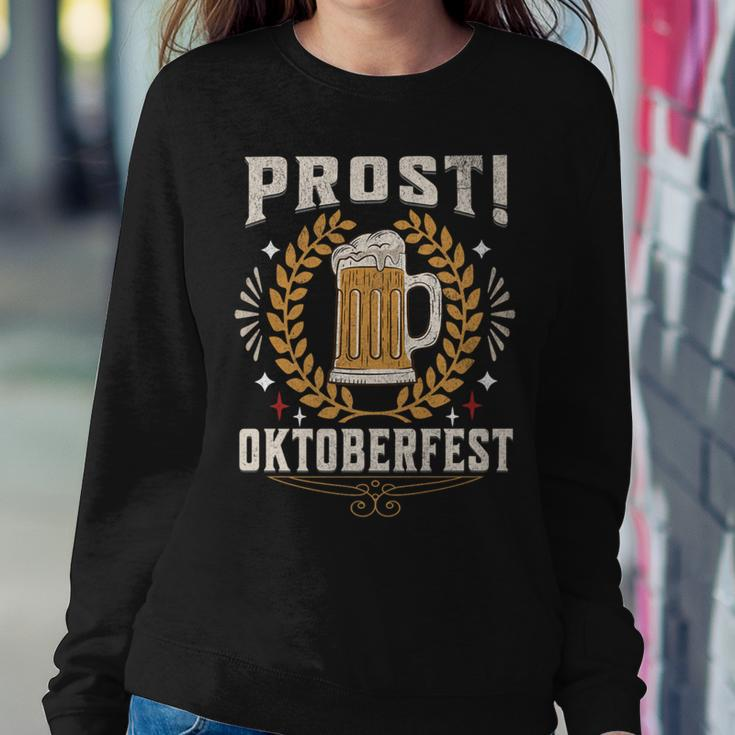 Prost Cheers Oktoberfest German Beer Festival Deutschland Women Sweatshirt Unique Gifts