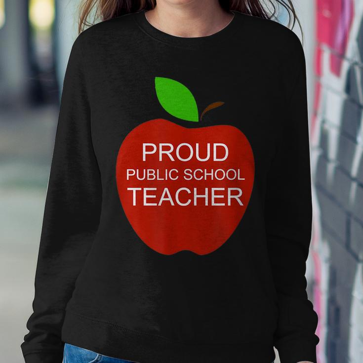Proud Public School Teacher Appreciation Love Teaching Women Sweatshirt Unique Gifts