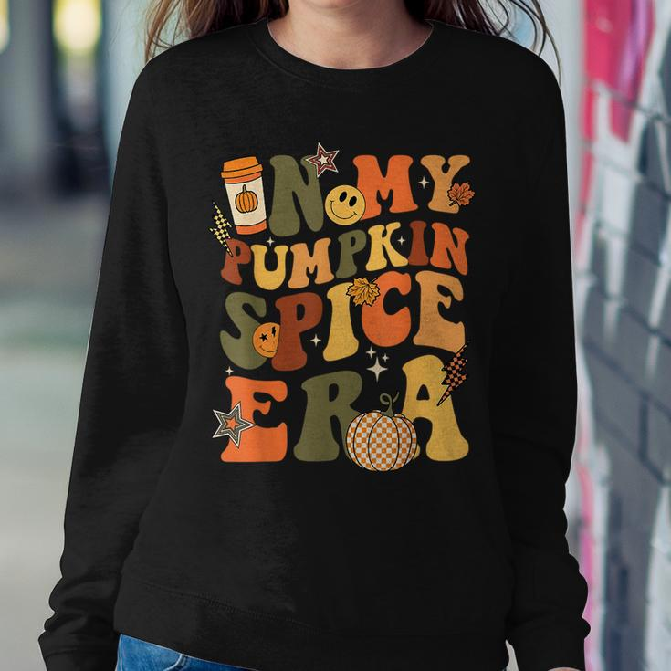In My Pumpkin Spice Era Retro Autumn Thanksgiving Fall Y'all Women Sweatshirt Funny Gifts