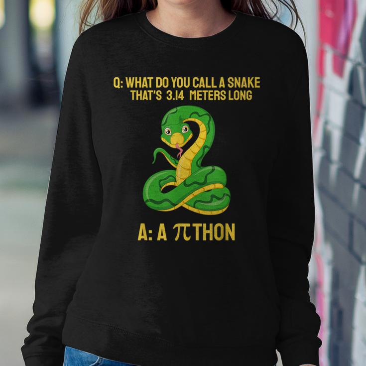 Python Pithon Pi Symbol Math Teacher Pi Day 314 Women Sweatshirt Unique Gifts