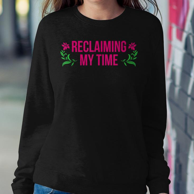 Reclaiming My Time Auntie Maxine Waters Quote Political Women Sweatshirt Unique Gifts