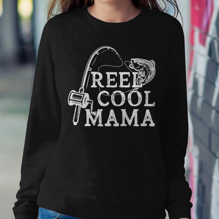 Retro Reel Cool Mama Fishing Fisher For Women Women Sweatshirt Unique Gifts