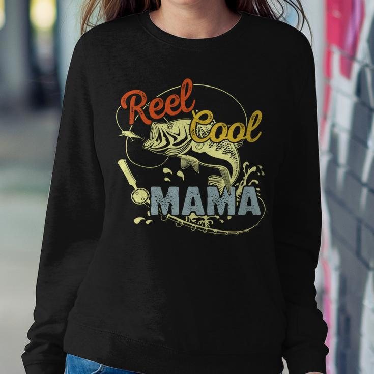 Retro Reel Cool Mama Fishing Lover For Women Women Sweatshirt Unique Gifts