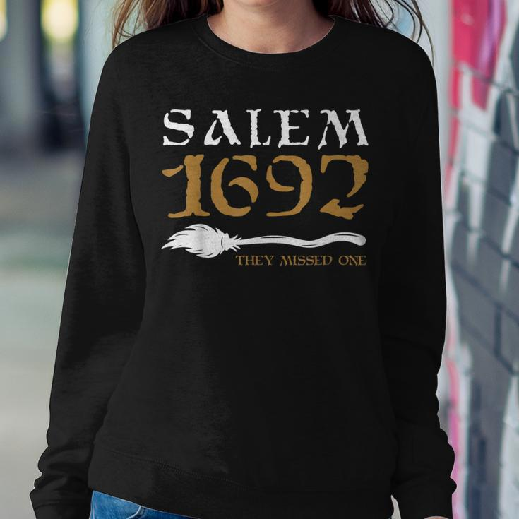 Salem 1692 They Missed One Witch Halloween Women Sweatshirt Unique Gifts