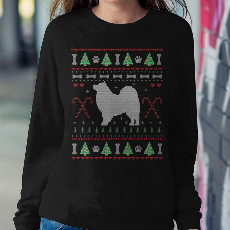 Samoyed Ugly Sweater Christmas Dog Lover Women Sweatshirt Funny Gifts