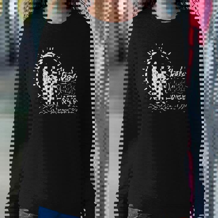 Schools Out Forever Retired Teacher Retirement 2023 Women Sweatshirt Unique Gifts