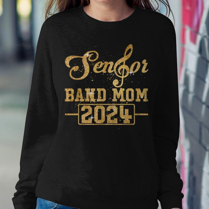 Senior Band Mom 2024 Marching Band Parent Class Of 2024 Women Sweatshirt Unique Gifts