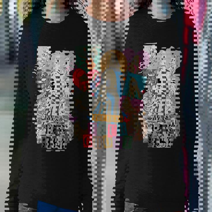 In My Spooky Era Groovy Hippie Halloween Ghost Women Sweatshirt Unique Gifts