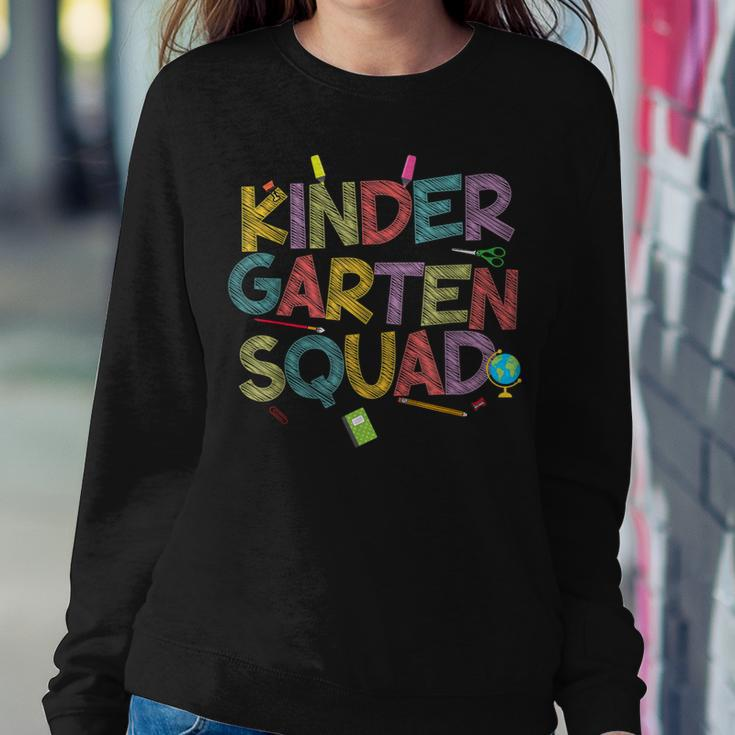 Team Kindergarten Teacher Kindergarten Squad Women Sweatshirt Unique Gifts