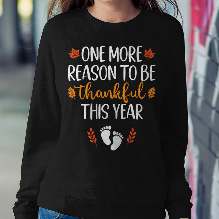 Thanksgiving Pregnancy Announcement Fall Baby Reveal Women Sweatshirt Unique Gifts