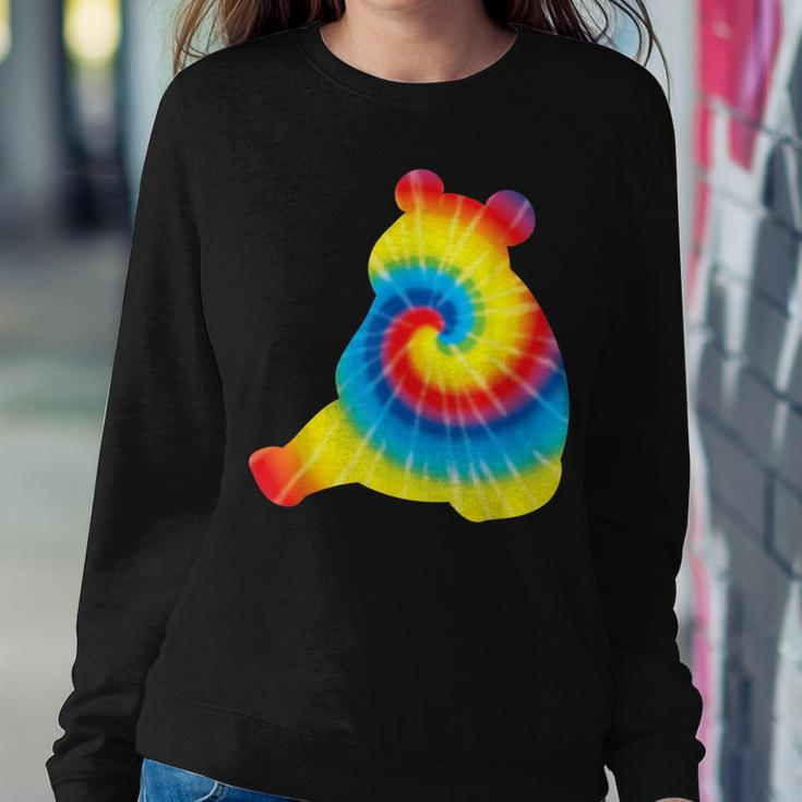 Tie Dye Giant Panda Rainbow Print Animal Hippie Peace Women Sweatshirt Unique Gifts