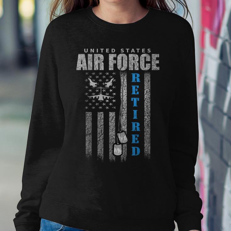 Veteran Of The United States Air Force Retired Women Sweatshirt Unique Gifts