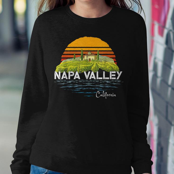 Vintage Napa Valley Winery California Souvenir Women Sweatshirt Unique Gifts