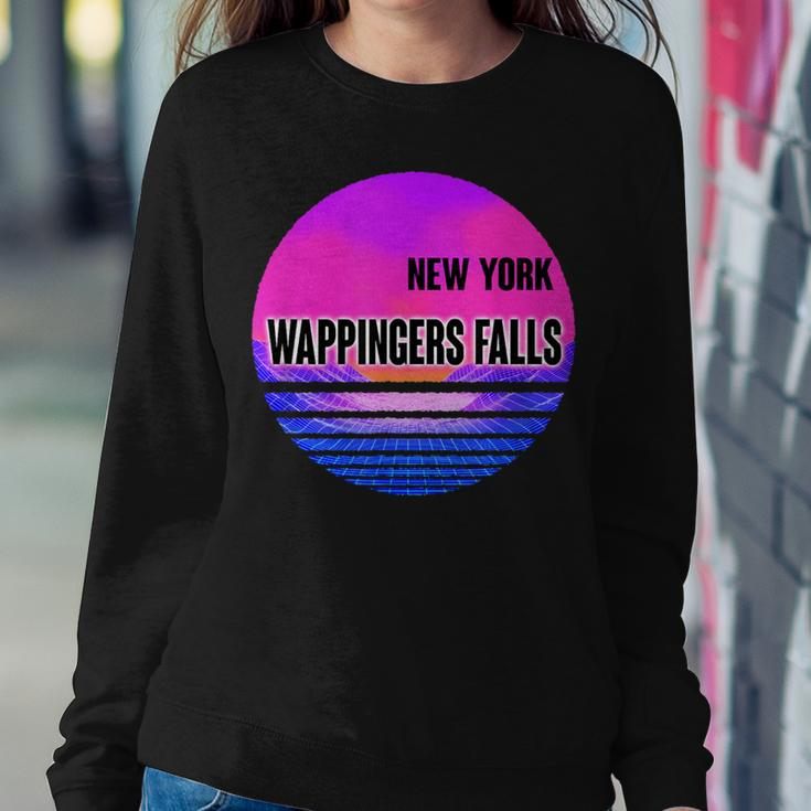 Vintage Wappingers Falls Vaporwave New York Women Sweatshirt Unique Gifts