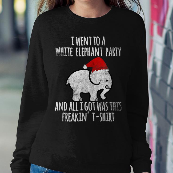 White Elephant Christmas Fun Gift Exchange Contest Women Crewneck Graphic Sweatshirt Personalized Gifts