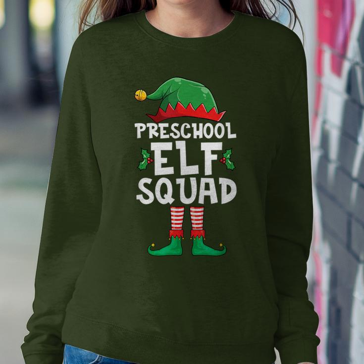 Preschool Elf Squad Christmas Teacher Student Matching Women Sweatshirt Unique Gifts