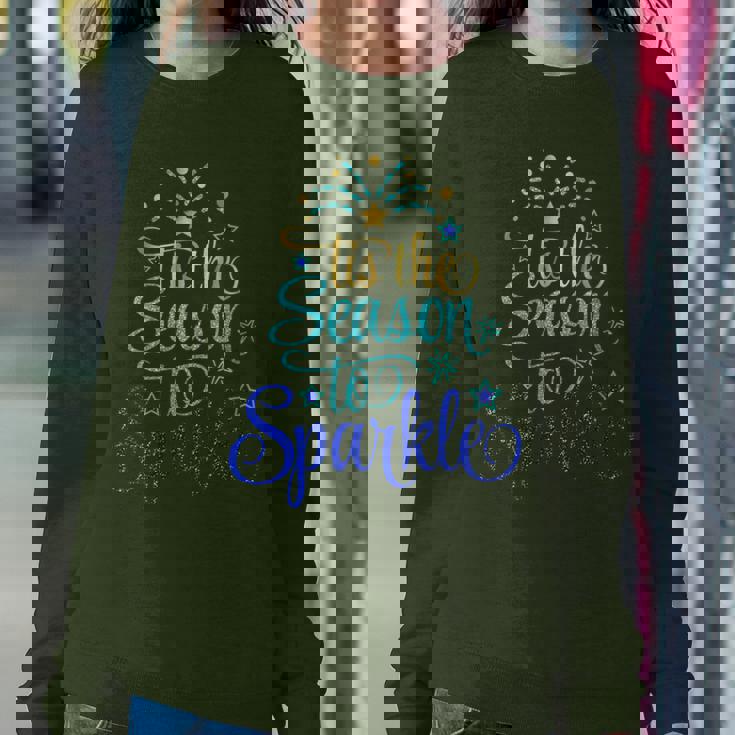 Tis The Season To Sparkle Christmas Holiday Women Sweatshirt Unique Gifts Tis The Season To Sparkle Christmas Holiday Women Sweatshirt Unique Gifts