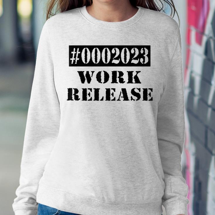 2023 Work Release Funny Retirement 2023 Retired Men Women Women Crewneck Graphic Sweatshirt Unique Gifts
