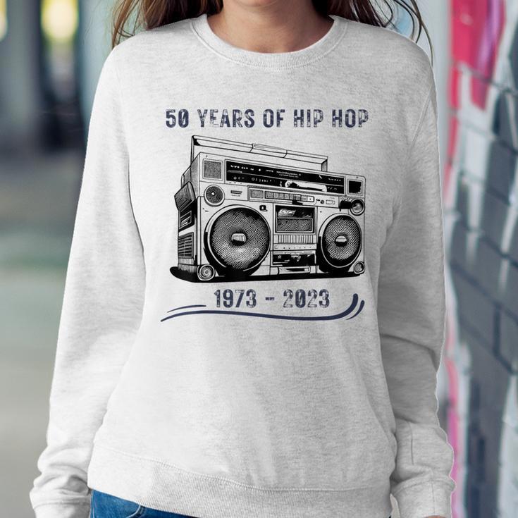 50 Years Of Hip Hop 50Th Anniversary Of Rap Women Sweatshirt Unique Gifts