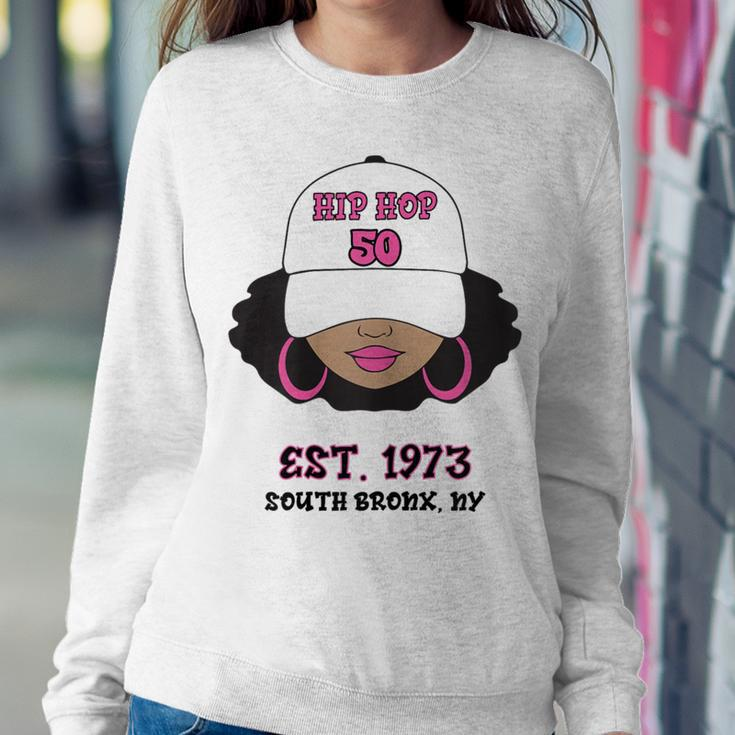50 Years Of Hip Hop And Old School Rap Celebration Women Sweatshirt Funny Gifts