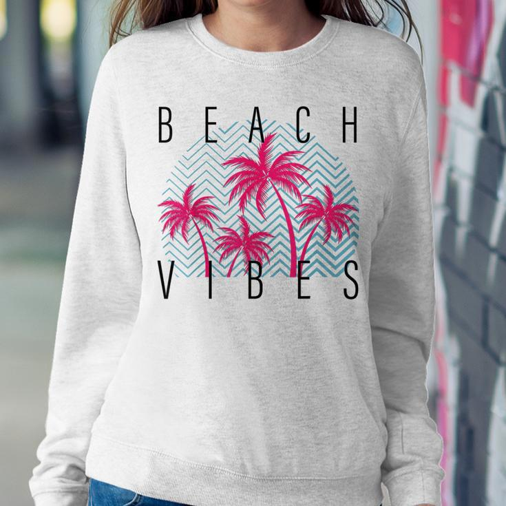 Beach Vibes Palm Trees Beach Summer Women Men Sweatshirt Unique Gifts