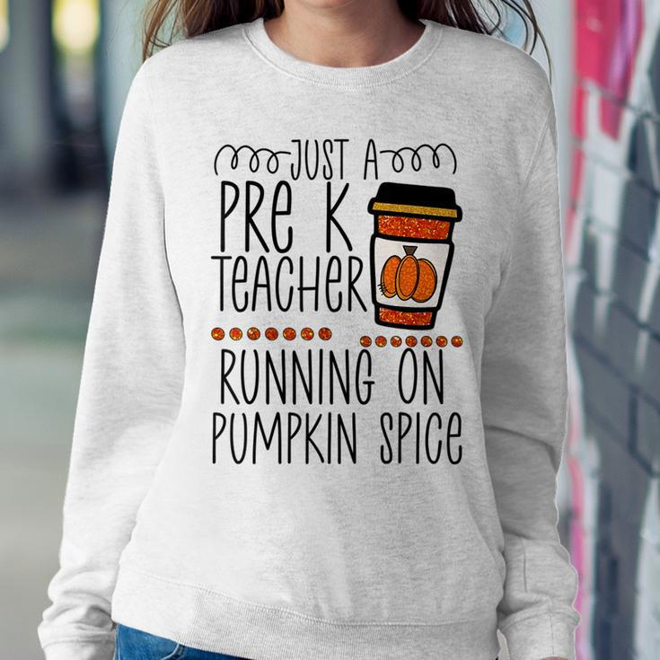 Halloween Fall Pumpkin Spice Preschool Teacher Prek Preschool Teacher Women Sweatshirt Unique Gifts
