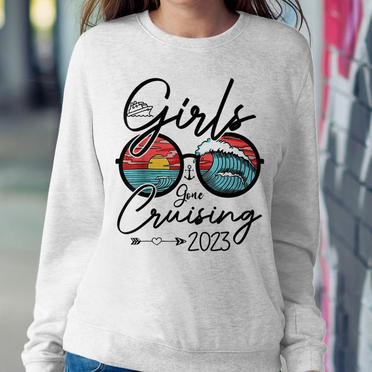 Girls Gone Cruising 2023 Girls Matching Cruise Squad Women Sweatshirt Funny Gifts