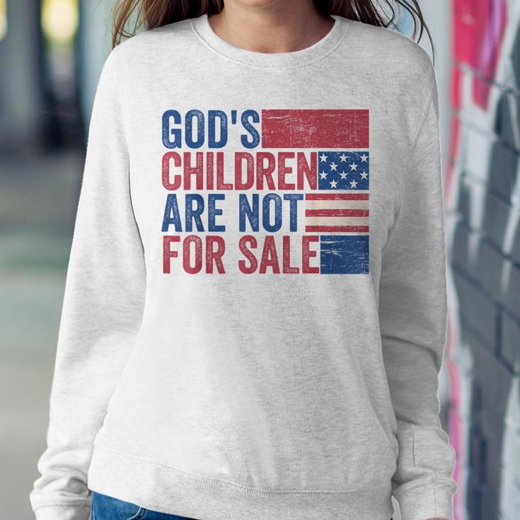 Gods Children Are Not For Sale Quote Gods Children Women Sweatshirt Unique Gifts