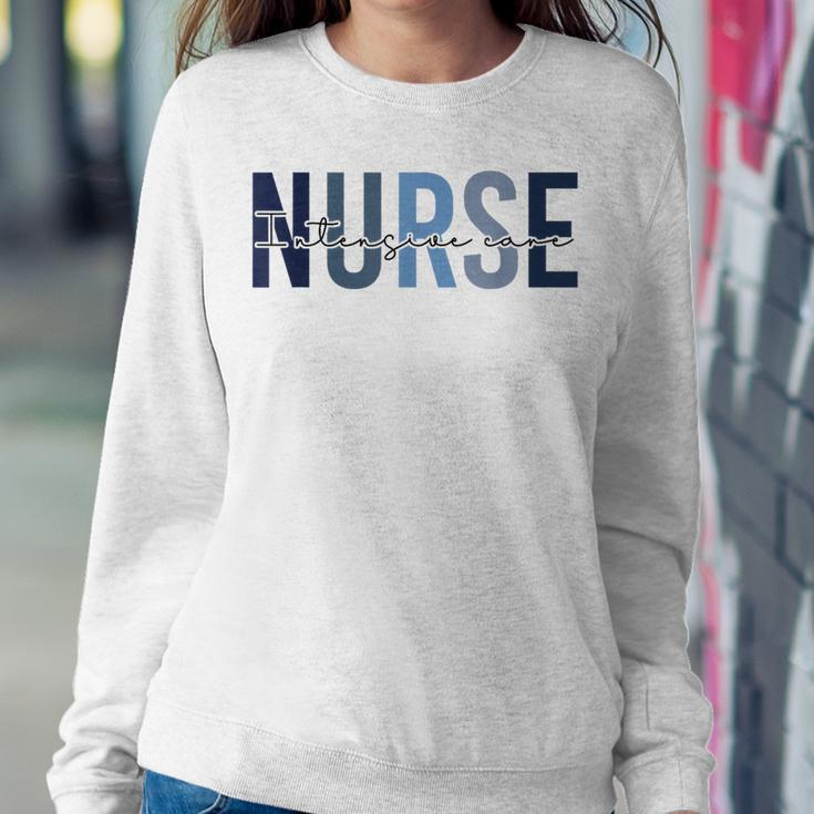 Icu Nurse Critical Care Ccu Intensive Care Rn Women Sweatshirt Unique Gifts