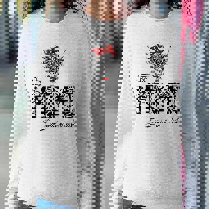 This Mimi Loves Her Herd Cowgirl Mother's Day Girls Women Sweatshirt Funny Gifts