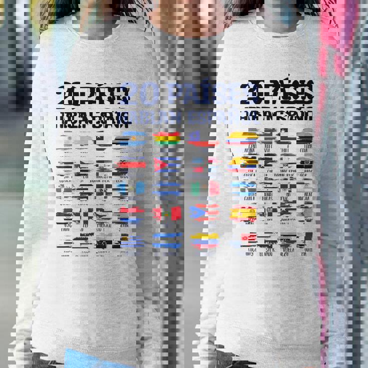 Hispanic Heritage Month Teacher Latin Heritage Flags School Women Sweatshirt Unique Gifts