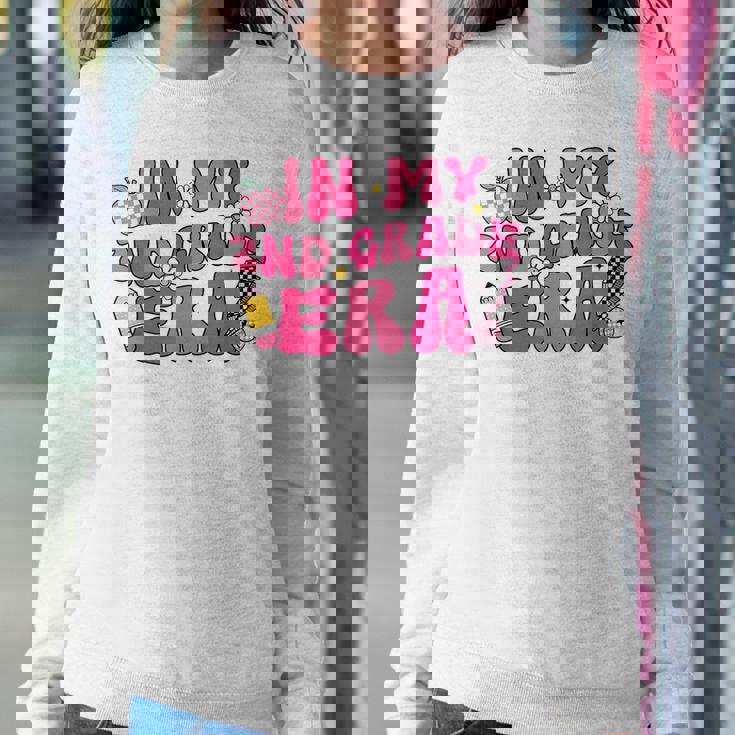 In My Second Grade Era Back To School 2Nd Grade Teacher Team Women Sweatshirt Unique Gifts