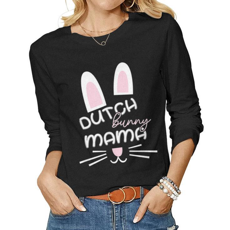 Dutch Rabbit Mum Rabbit Lover For Women Women Long Sleeve T-shirt