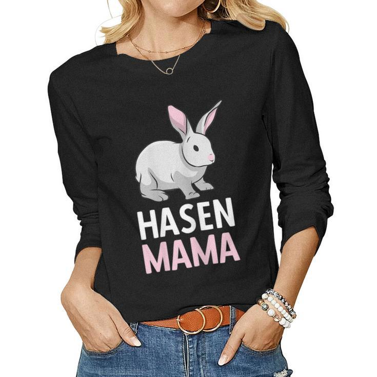 Rabbit Mum Rabbit Mother Pet Long Ear For Women Women Long Sleeve T-shirt