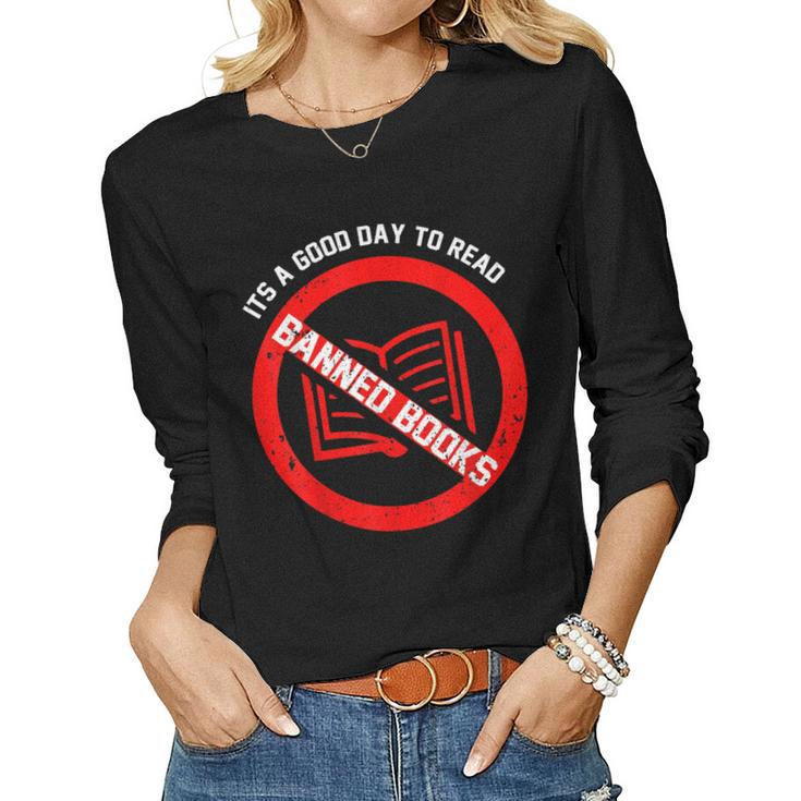 I Read Banned Books Readers Men Women Women Long Sleeve T-shirt