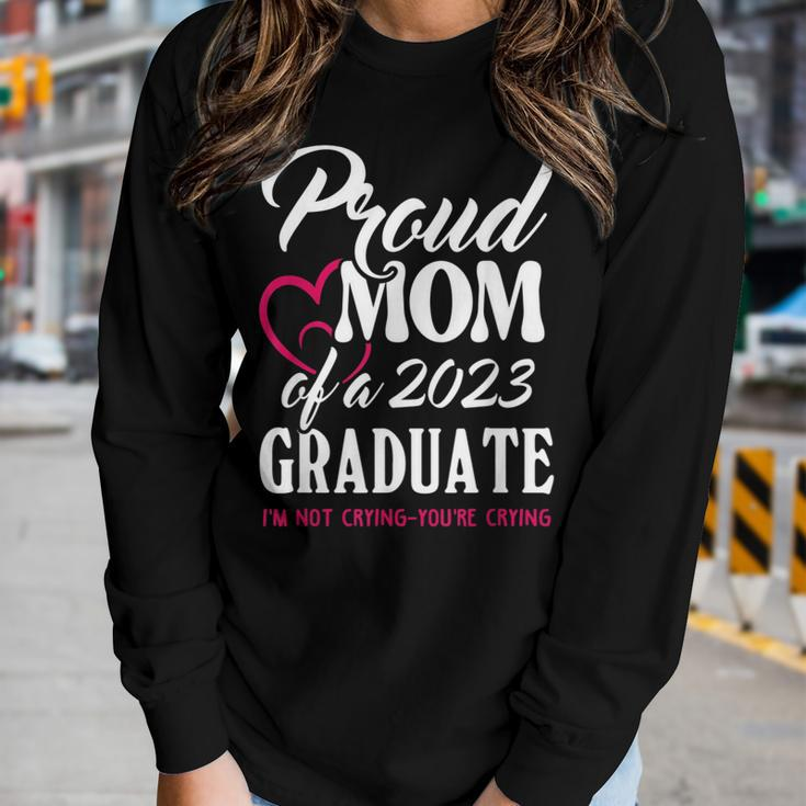 Class Of 2023 Graduation 2023 Proud Mom Of A 2023 Graduate Women Long Sleeve T-shirt Gifts for Her