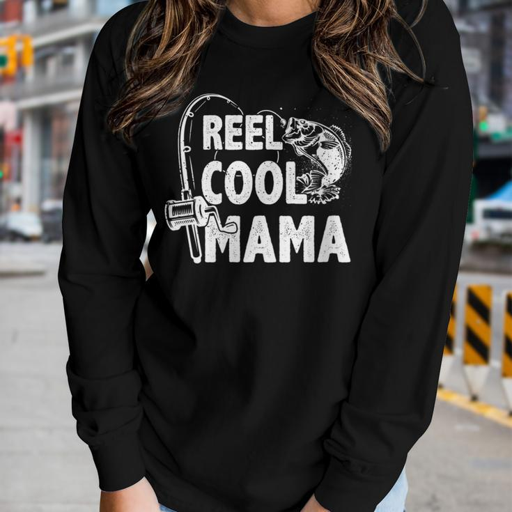 Family Lover Reel Cool Mama Fishing Fisher Fisherman For Women Women Long Sleeve T-shirt Gifts for Her