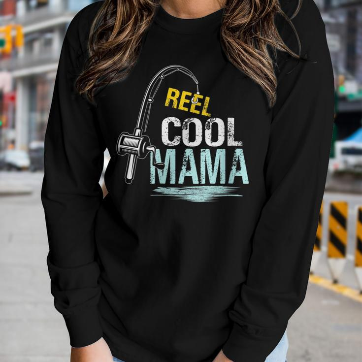 Reel Cool Mama Fishing Fisherman Retro For Women Women Long Sleeve T-shirt Gifts for Her