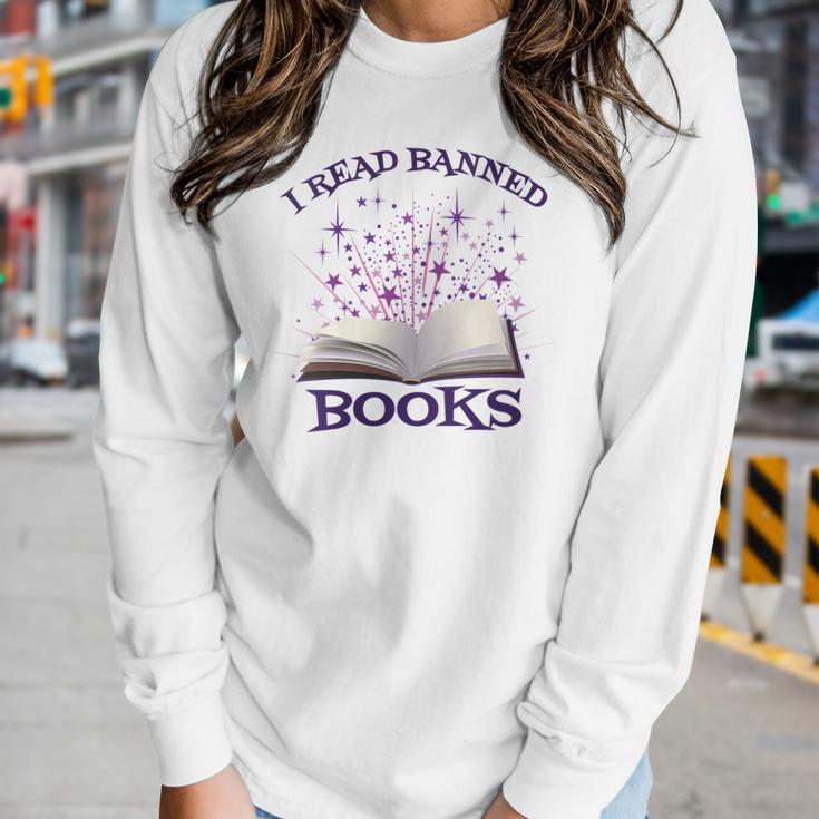 Bibliophile Book Nerd I Read Banned Books Women Long Sleeve T-shirt Gifts for Her