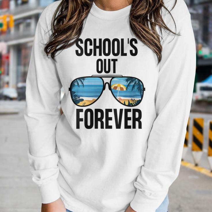 Schools Out Forever Graduation Last Day Of School Women Long Sleeve T-shirt Gifts for Her