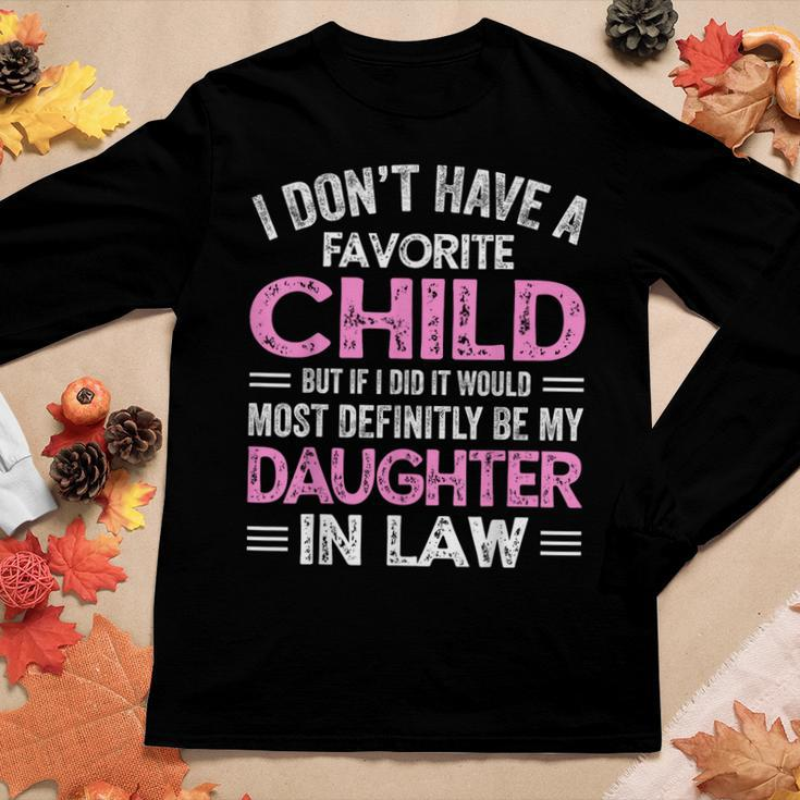 Favorite Child My Daughterinlaw Women Long Sleeve T-shirt Unique Gifts