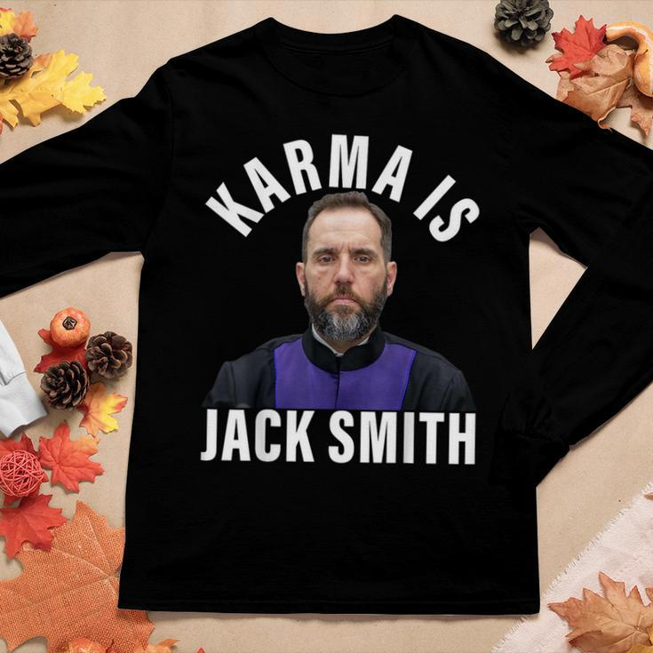Karma Is Jack Smith Men Women Women Graphic Long Sleeve T-shirt Unique Gifts