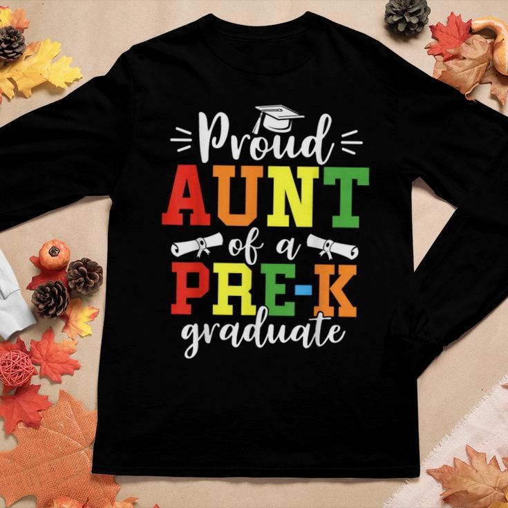 Proud Aunt Of A Prek 2023 Graduate Graduation Class Of 2023 Women Long Sleeve T-shirt Unique Gifts
