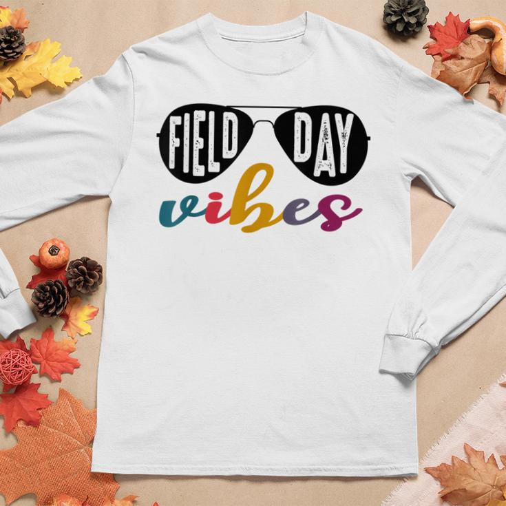 Field Day Vibes 2022 Last Day Of School Field Day Teacher Women Long Sleeve T-shirt Unique Gifts