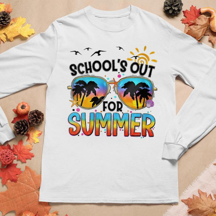 Schools Out For Summer Last Day Of School BeachSummer Women Long Sleeve T-shirt Unique Gifts