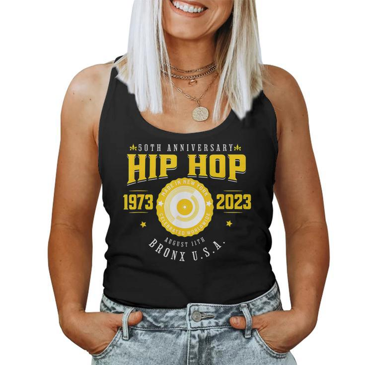 50 Years Of Hip Hop 1973-2023 50Th Anniversary Women Tank Top