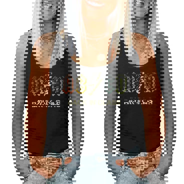 Abcd Teacher Back To School Teacher Student Rock Women Tank Top