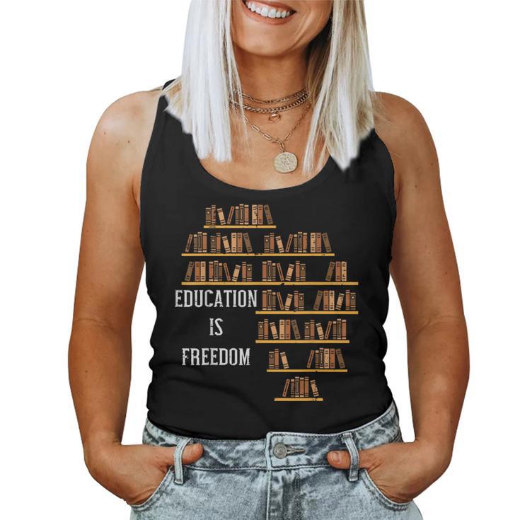 Africa Education Is Freedom Black History Teacher Men Women  Women Tank Top