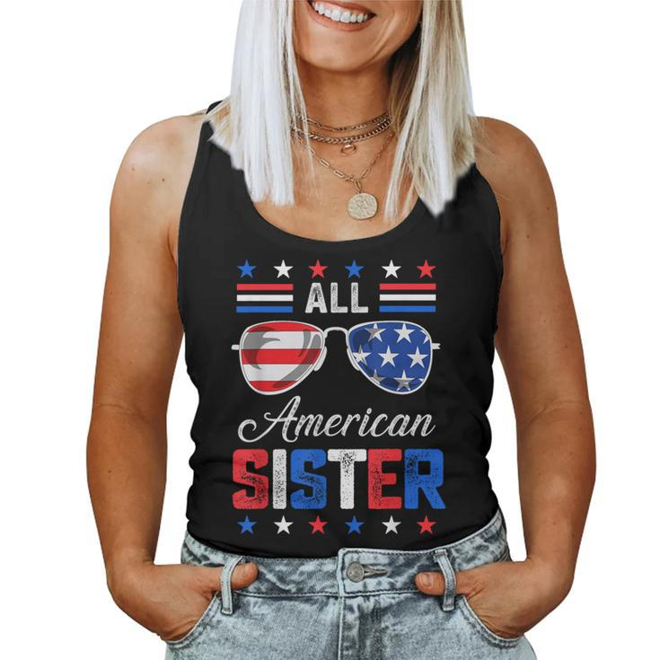 All American Sister 4Th Of July Usa Family Matching Outfit Women Tank Top